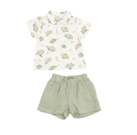 Sea Turtles Polo Shirt & Shorts