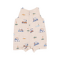 Sleeveless Shortie Romper // Golf Cart Cuties Oatmeal