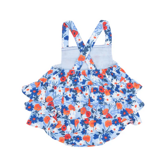 Ruffle Sunsuit // Poppy Days