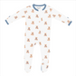 Zippered Footie in Teddy Bear