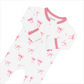 Zippered Footie in Bow Print
