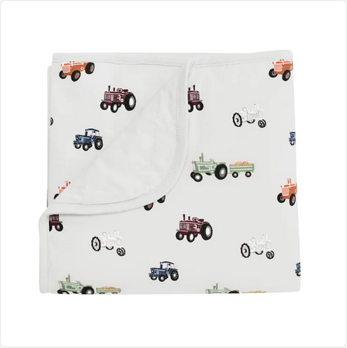 Baby Blanket // Tractor