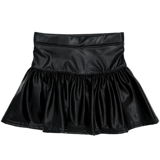 Metallic Skort // Black