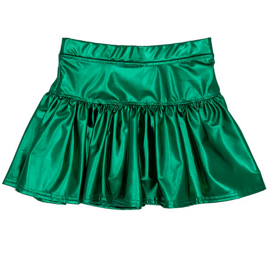 Metallic Skort // Green