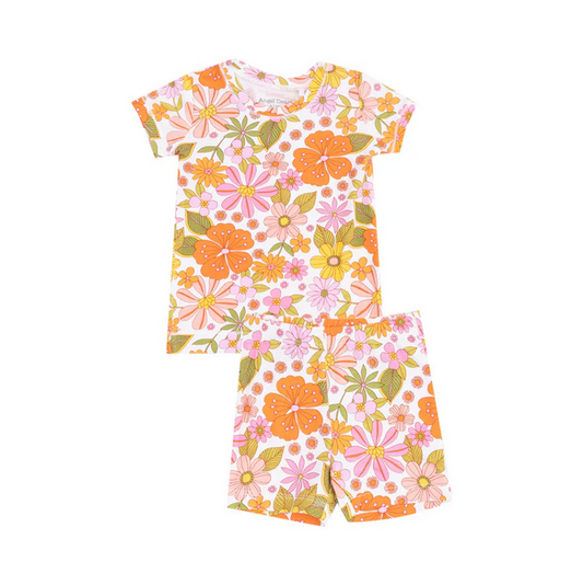 Loungewear Short Set// Boho Beachy Floral