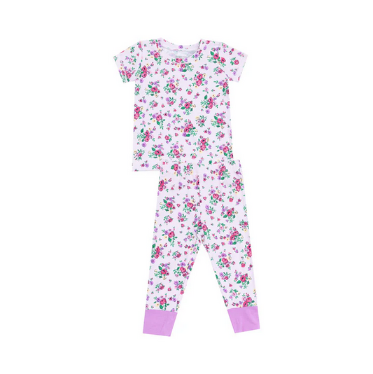 S/S Loungewear Set// Preppy Roses