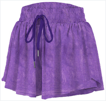 Shimmer Butterfly Short // Purple