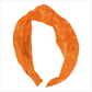 Top Knot Headband // Orange Shimmer