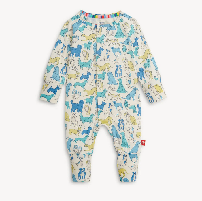 It's a Paw-ty Magnetic Convertable Coverall // Blue