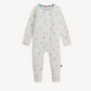 Baby Beats Magnetic Convertible Coverall // Blue