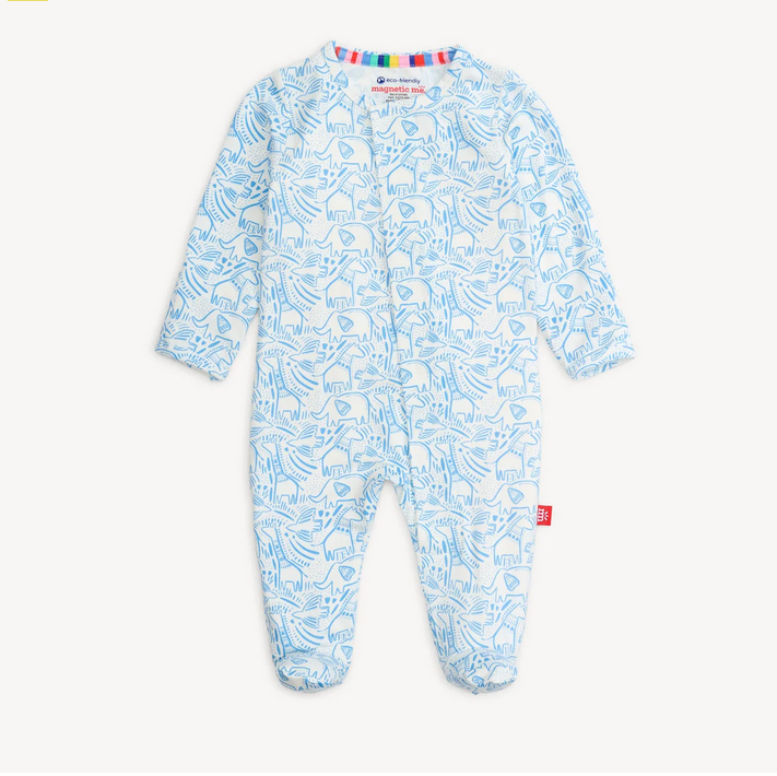 Herds of a Feather Magnetic Footie // Blue