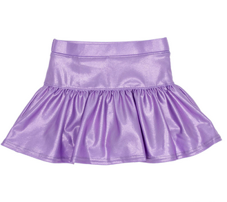 Gathered Skort // Lavender Shimmer