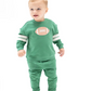 French Terry Football Varsity Jogger Set // Green