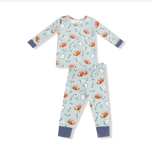 Touchdown Time- Grey Mist- Loungewear Set
