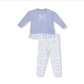 Romi Floral Waffle Pull-Over Bow Applique Set