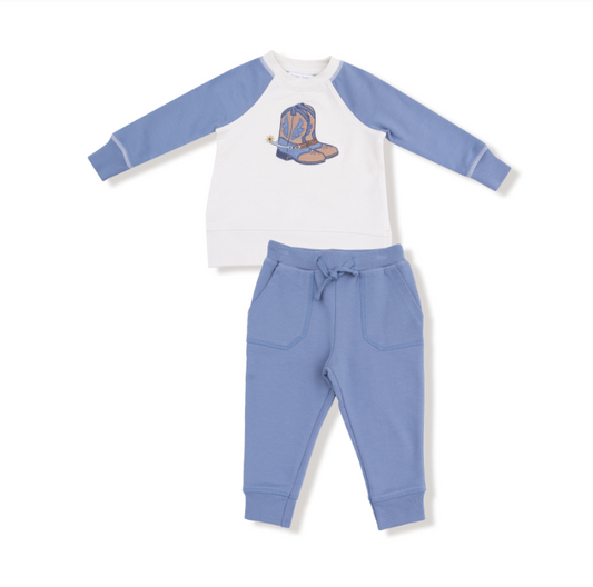 Country Calico- French Terry Raglan Set