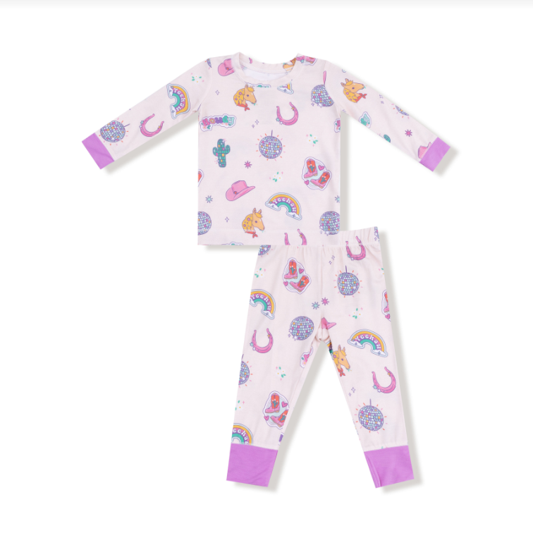 Disco Cowgirl - Pink Loungewear Set
