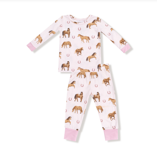Pink Horses Loungewear Set