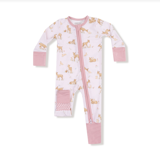 Little Fawn- 2 Way Zipper Romper