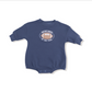 French Terry Sport Varsity Sweatshirt Bubble // Indigo