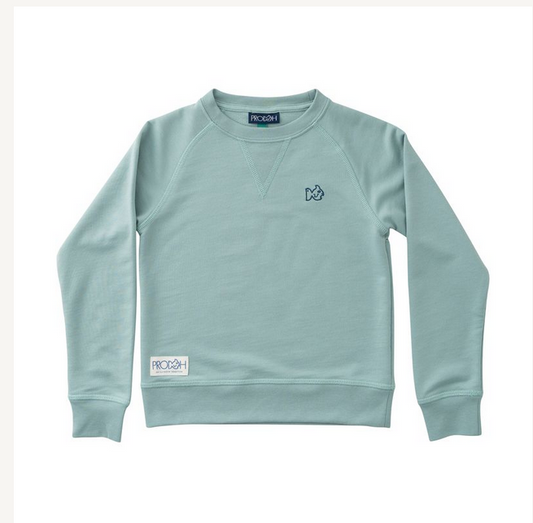 Blue Surf Crew Neck Sweatshirt