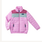 Orchid Colorblock Puffer Jacket