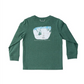 Smoke Pine Heather Long Sleeve Cotton T-shirt