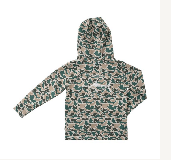 Neutral Break Point Camo Long Sleeve Performance Hoodie