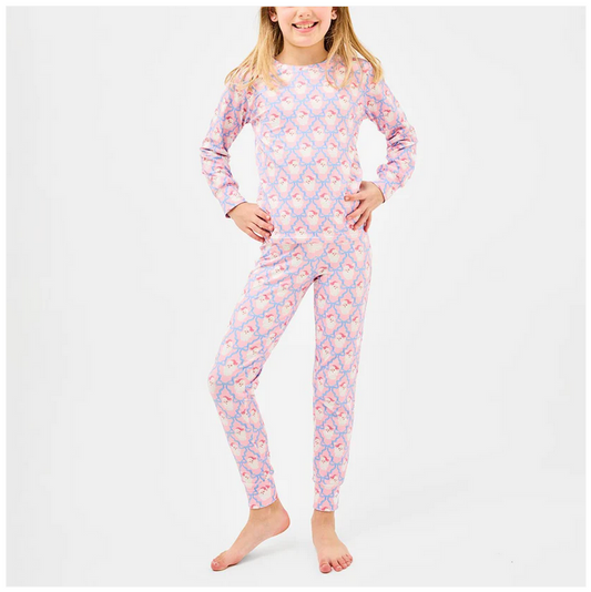 Santa Baby Bows Pj Set