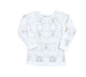 Lace Layering Top // French Vanilla
