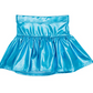 Metallic Skort // Turquoise