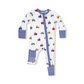 Mini Tractors 2-Way Zipper Romper