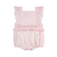 Girls Smocked Ruffle Romper