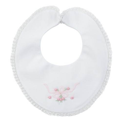 Vintage Bow Collection Lace Trim Bib