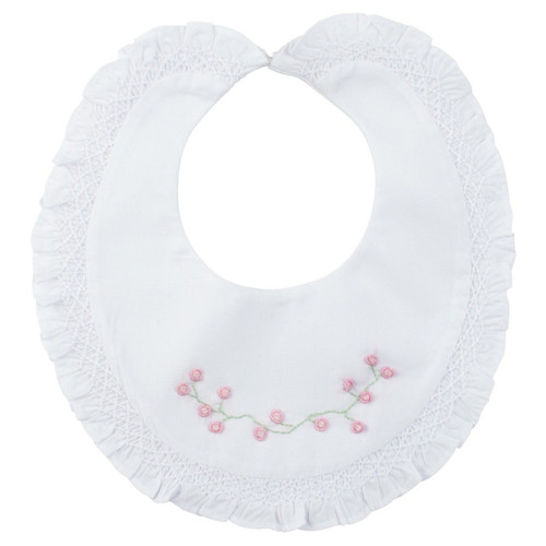 Rose Garden Collection Smocked Bib