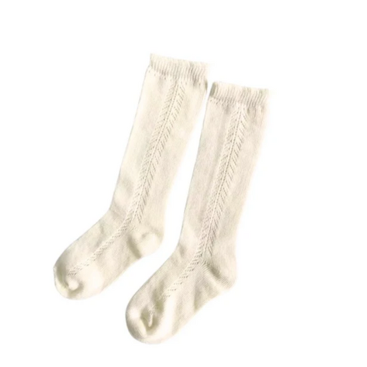 Pointelle Sock // Ivory