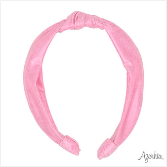 Top Knot Headband // Pink Shimmer