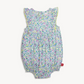Floral baby romper on a white background