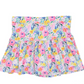 Colorful and Bright Floral Printed Skort