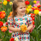 Flower Pops Dress // Pink