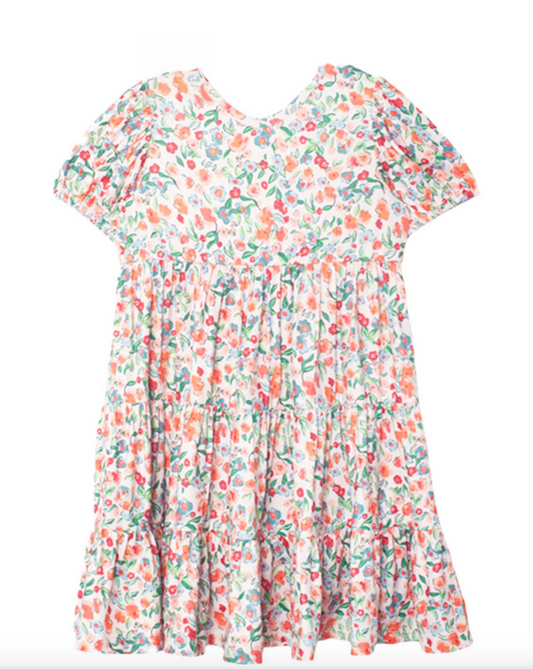 Super Soft Colorful Micro Floral dress