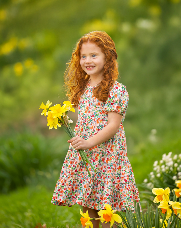 Florentine Dress // Orange