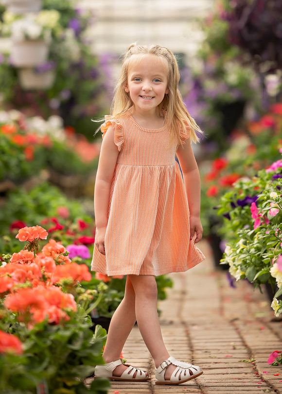 Sunkissed Apricot Dress // Orange