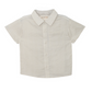 Gingham Taupe & Cream Button Down Shirt