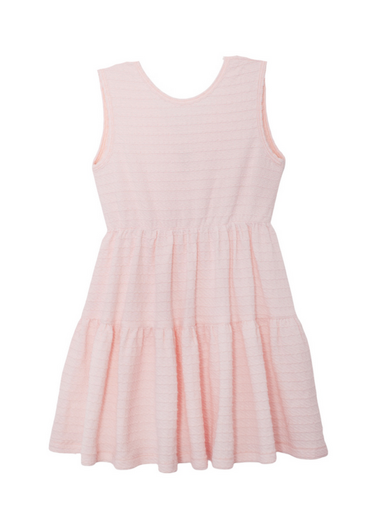 Pink dress with beautiful bow detail on back