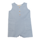 Textured Sleeveless Pale Blue Romper