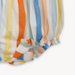 Multi Stripe Woven Tassle Bubble Romper