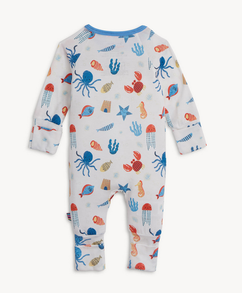 Deep Chic Blue Magnetic Convertible Coverall