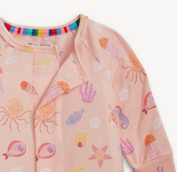 Deep Chic Pink Magnetic Convertible Coverall