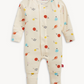 Baby onesie with colorful Sports ball patterns 